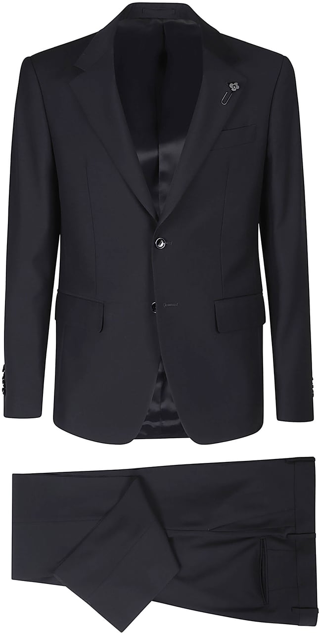 Lardini Soiree Suit Blue Blauw
