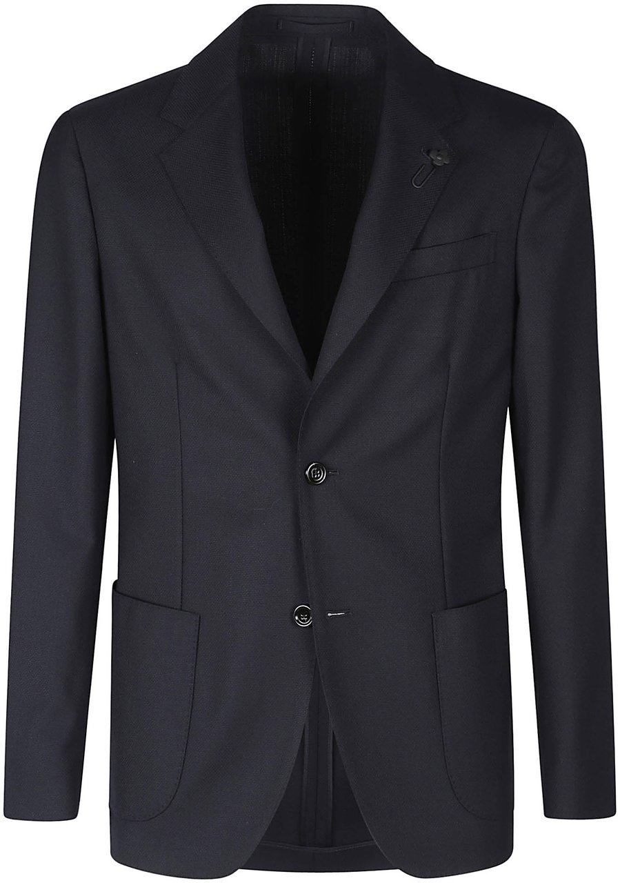 Lardini Roma Jacket Blue Blauw
