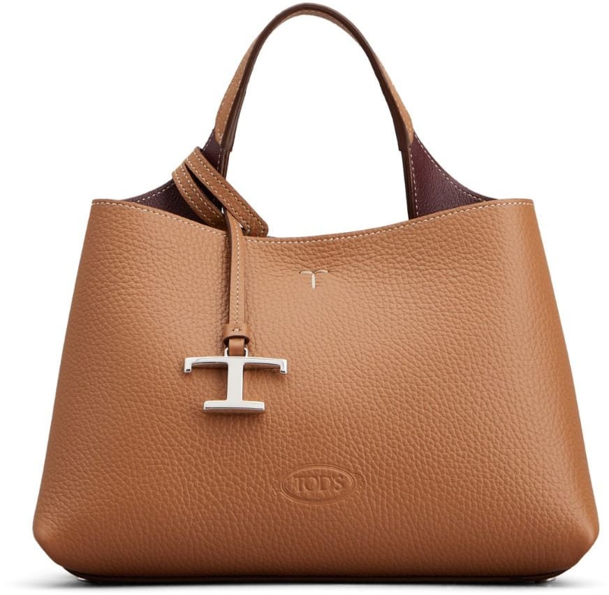 Tod's Bags Leather Brown Bruin