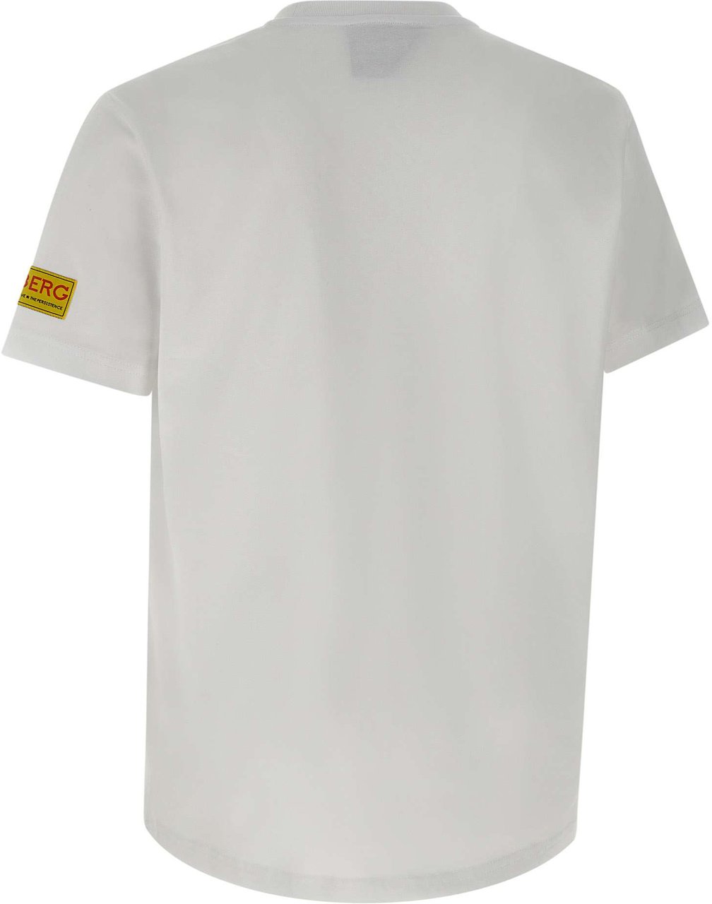 Iceberg Classic regular fit white T-shirt in cotton jersey Wit