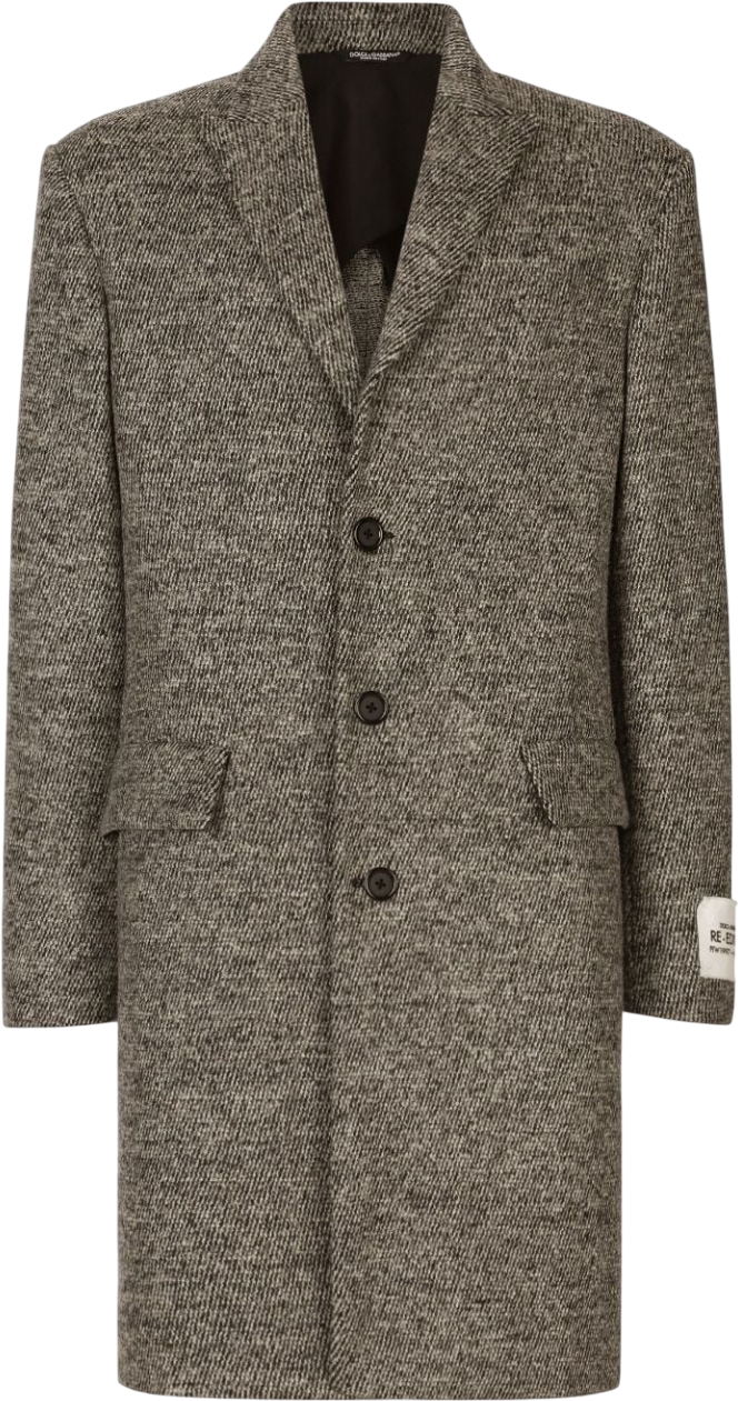 Dolce & Gabbana DOLCE & GABBANA Grey Coats Grijs