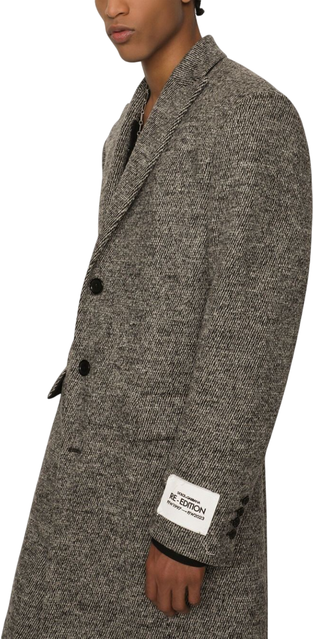 Dolce & Gabbana DOLCE & GABBANA Grey Coats Grijs