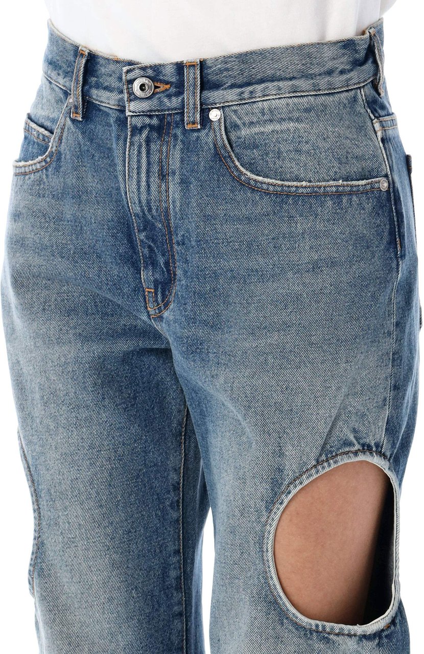 OFF-WHITE Denim Meteor Blu Blauw