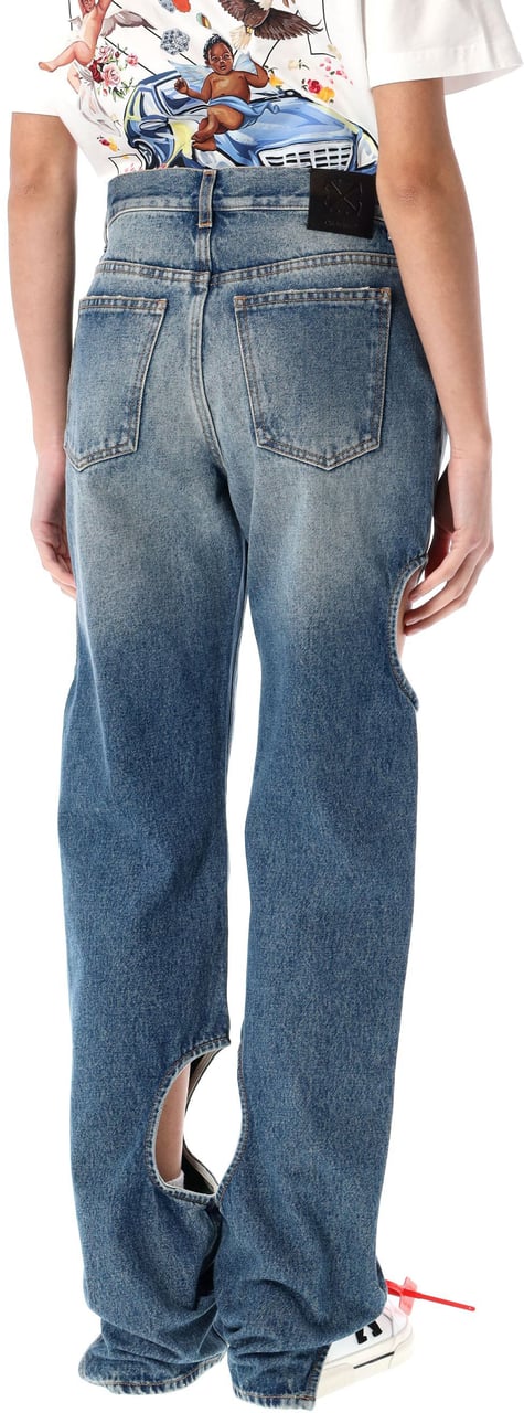 OFF-WHITE Denim Meteor Blu Blauw
