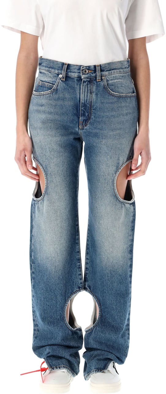 OFF-WHITE Denim Meteor Blu Blauw