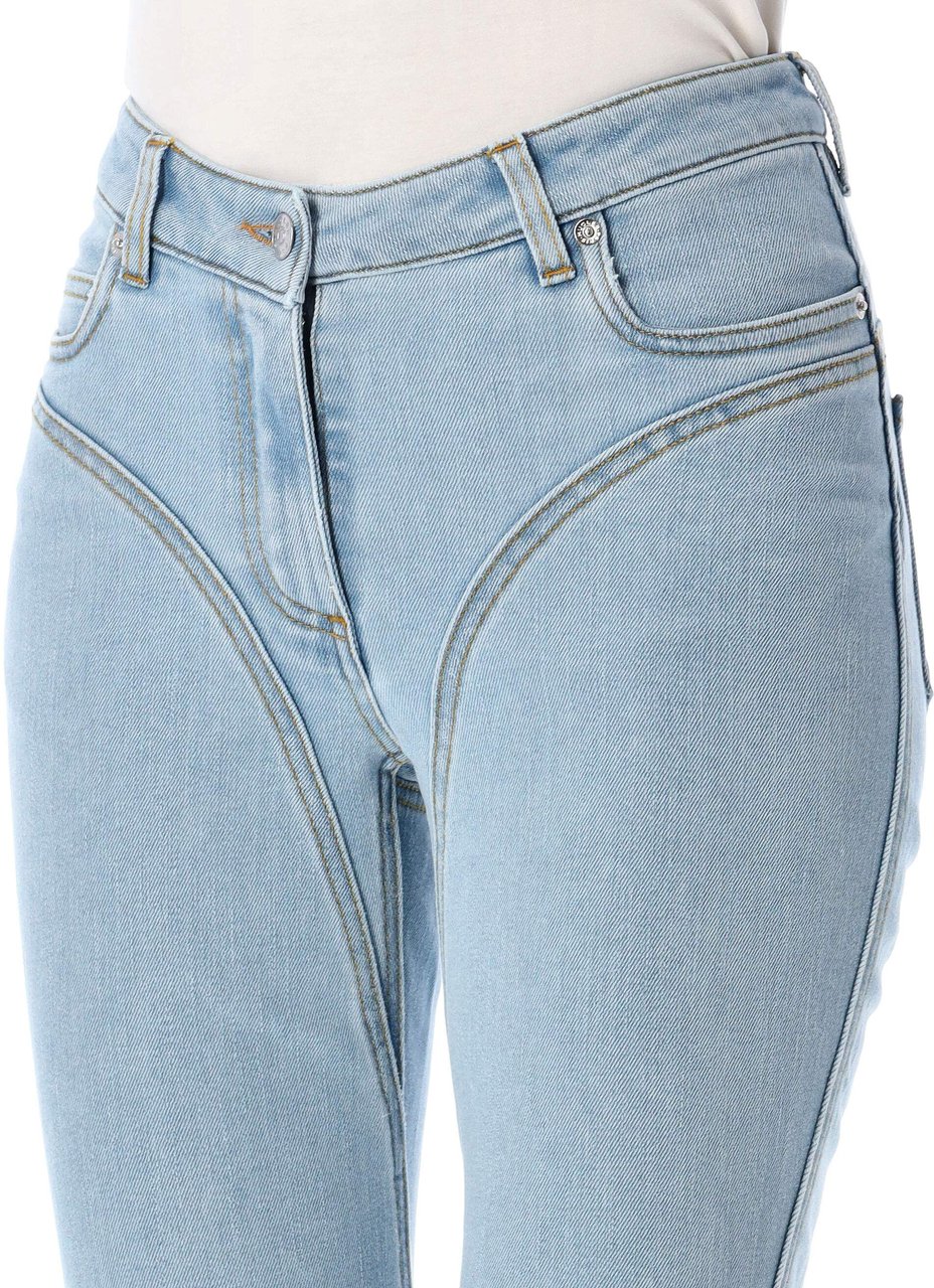 MUGLER FLARED JEANS Bruin