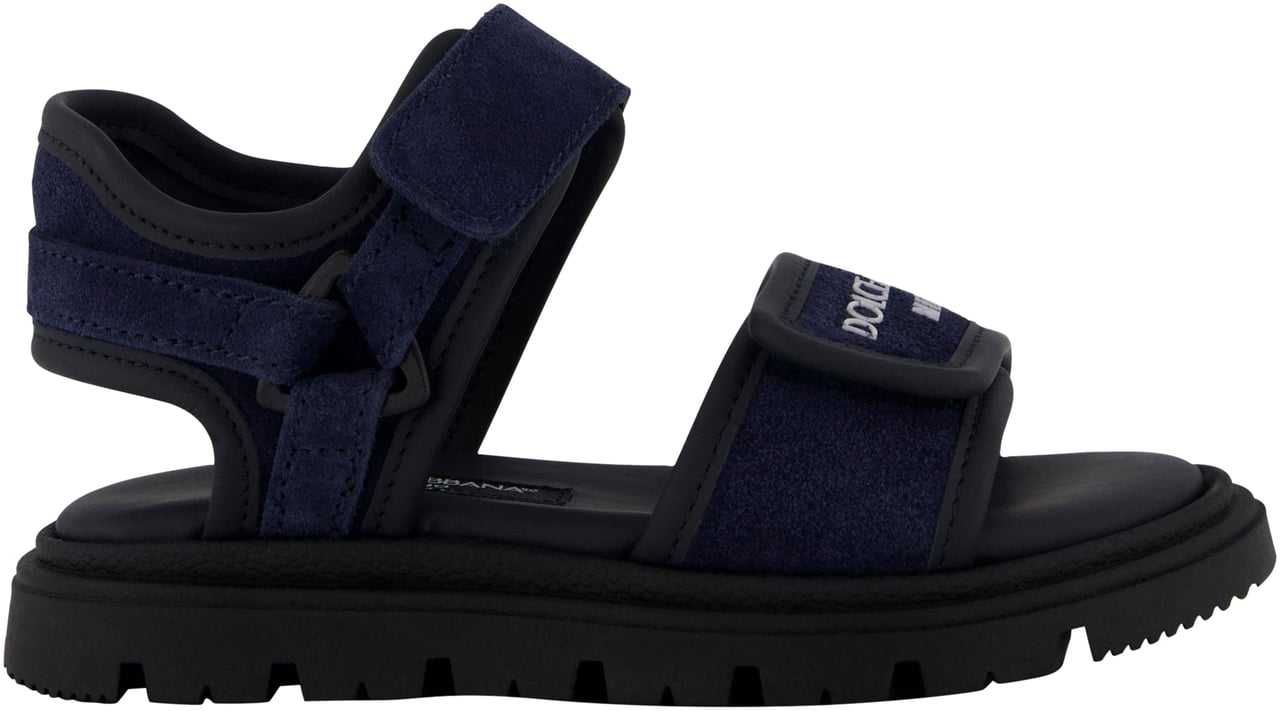 Dolce & Gabbana Dolce & Gabbana Jongens Sandalen In Navy Blauw