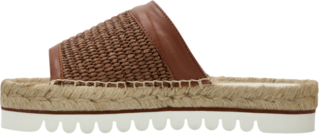 Peserico Ciabatta in Pelle e Corda Beige