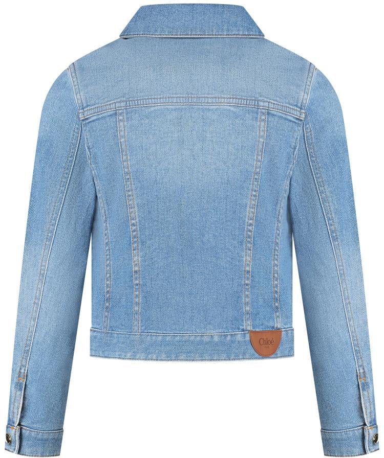 Chloé Jeans Jas Blauw