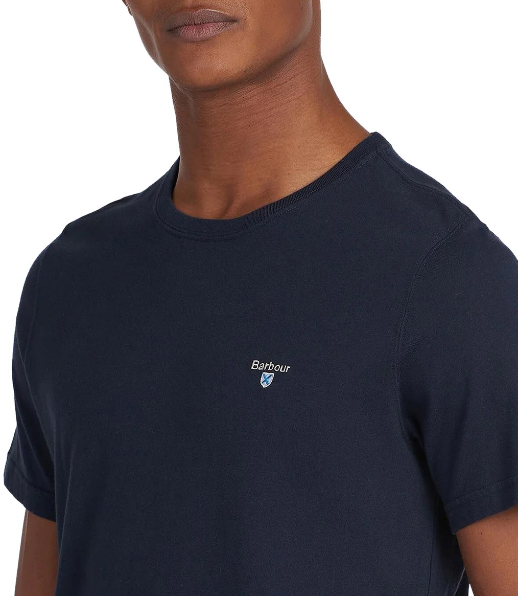 Barbour T-Shirts And Polos New Navy Blauw