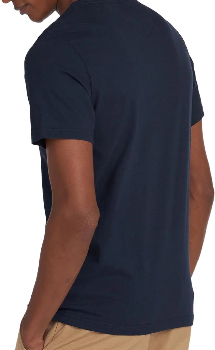 Barbour T-Shirts And Polos New Navy Blauw