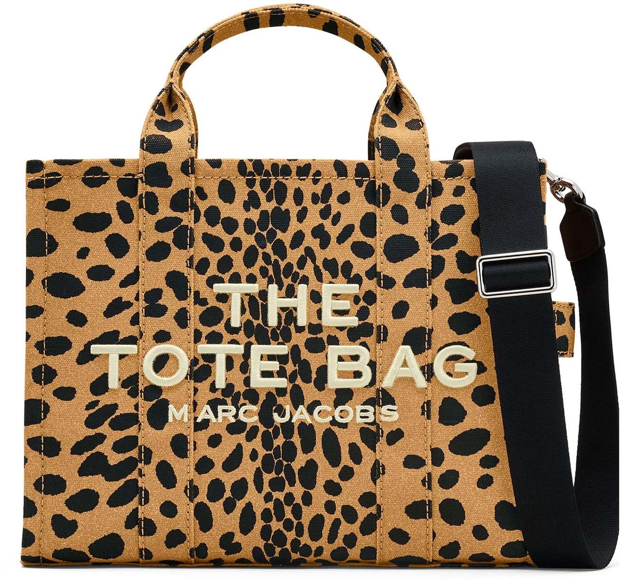 Marc Jacobs The Medium Tote Cheetah Black Leo Zwart