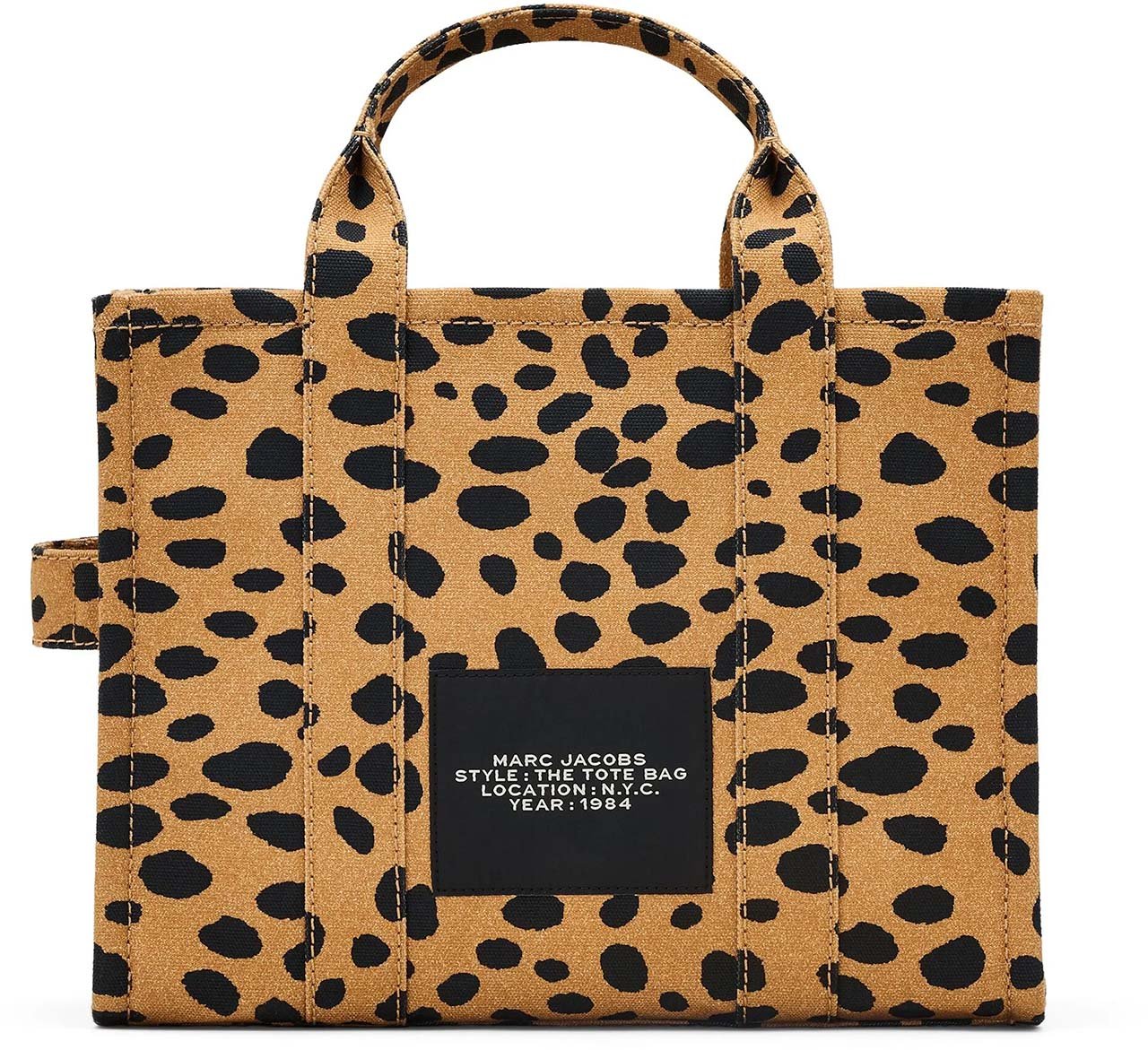 Marc Jacobs The Medium Tote Cheetah Black Leo Zwart