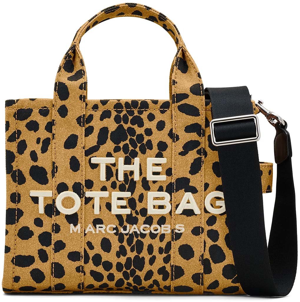 Marc Jacobs The Small Tote Cheetah Black Leo Zwart