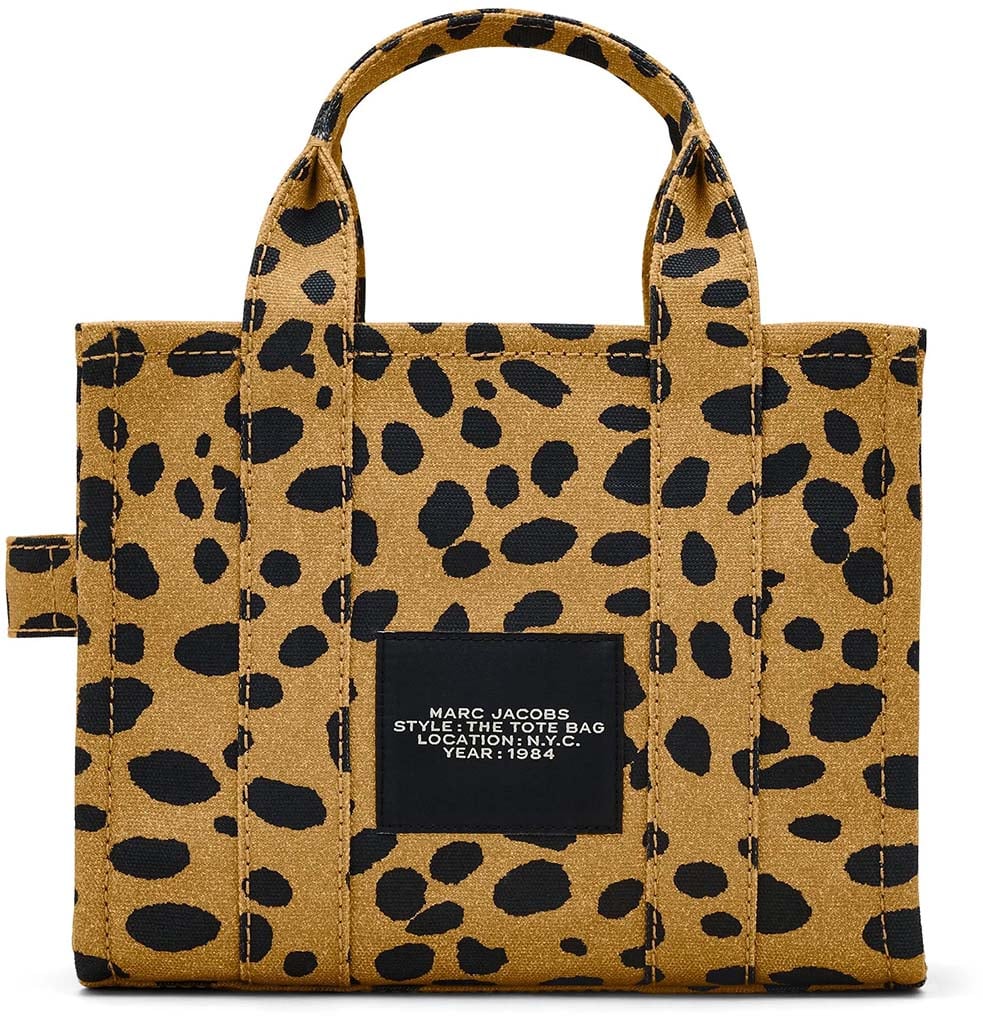 Marc Jacobs The Small Tote Cheetah Black Leo Zwart