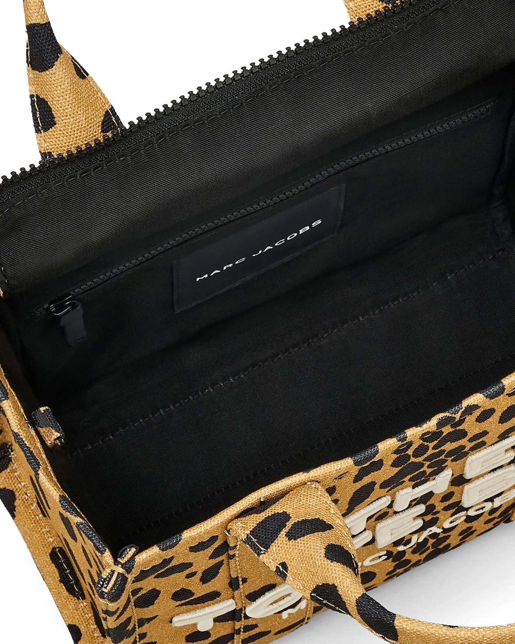 Marc Jacobs The Small Tote Cheetah Black Leo Zwart