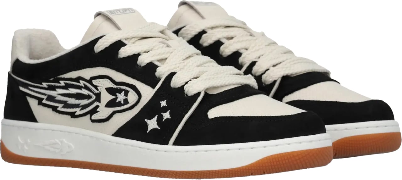 Enterprise Japan Rocket Sneaker S1005 White Black Wit