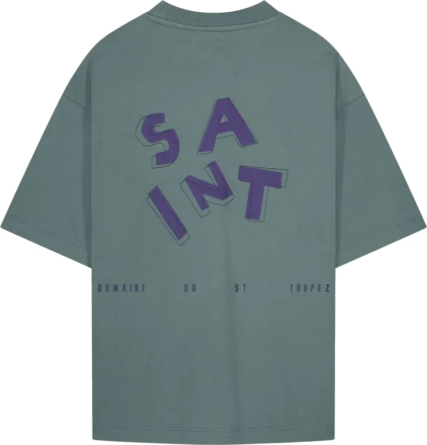 Saint Blanc Domaine T-shirt Basalt Groen
