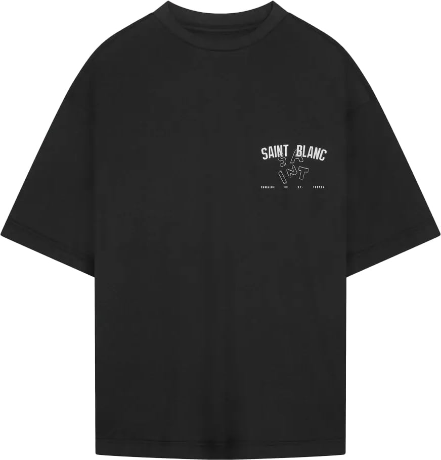 Saint Blanc Domaine T-shirt Jet Black Zwart