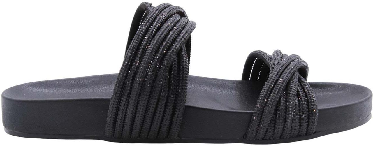 Steve Madden Slipper Black Zwart