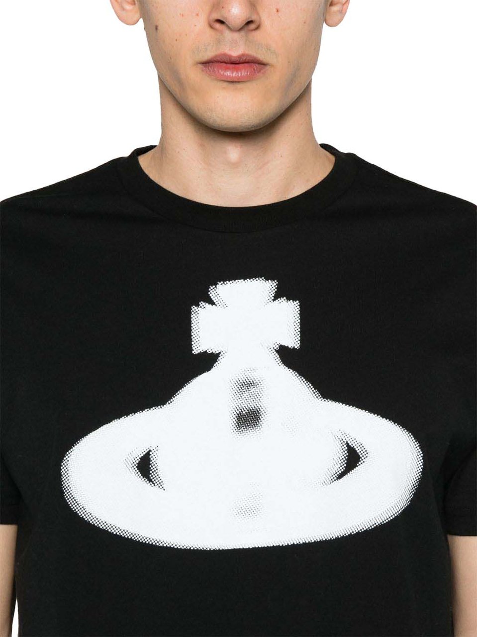 Vivienne Westwood Halftone Orb Classic T-Shirt Nero Zwart