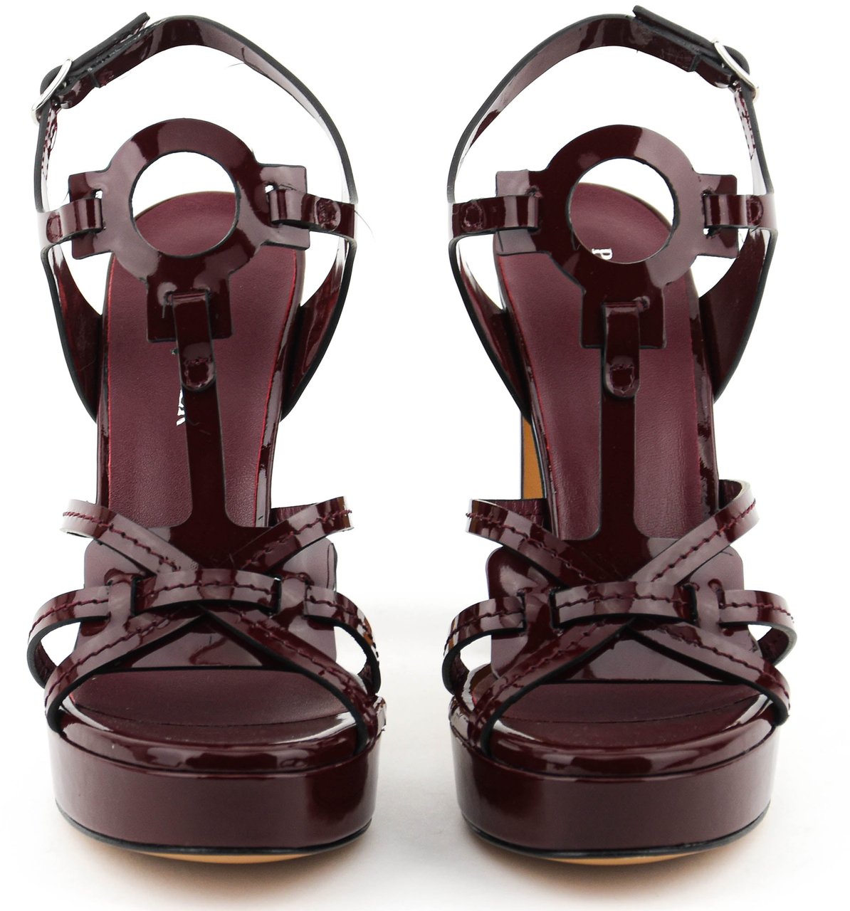 Paul Warmer Paulwarmer Paris Sandal Burgundy Rood