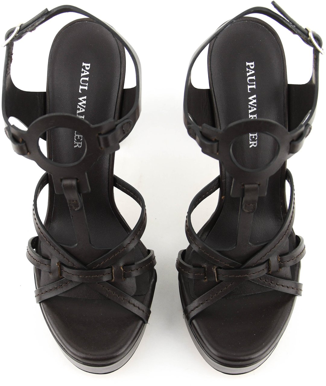 Paul Warmer Paulwarmer Paris Sandal Dark Brown Bruin