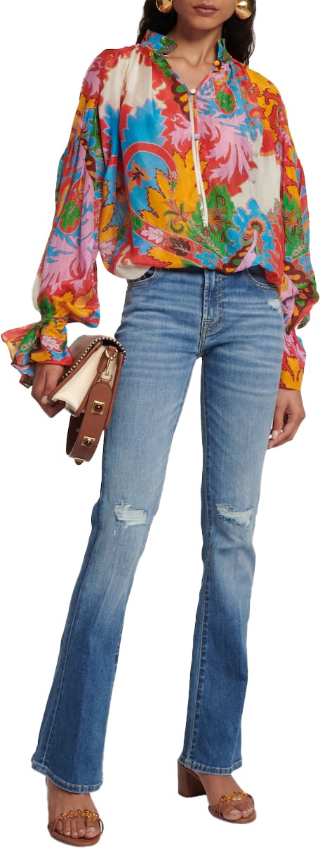 7 For All Mankind jeans mid blue Blauw