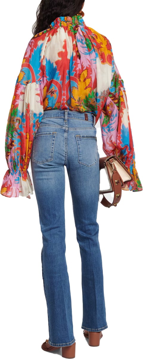 7 For All Mankind jeans mid blue Blauw