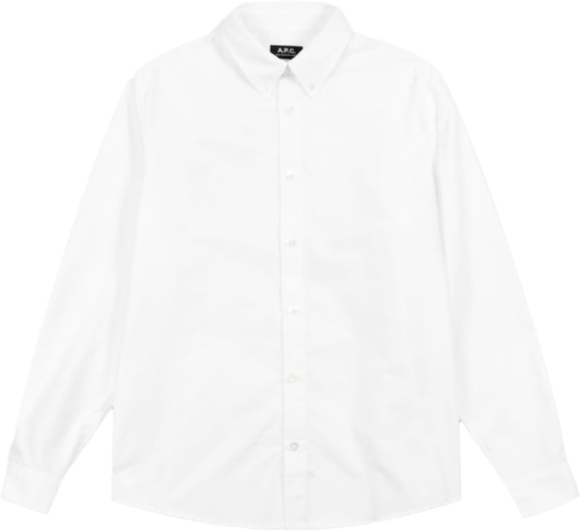A.P.C. shirt white oxford Wit