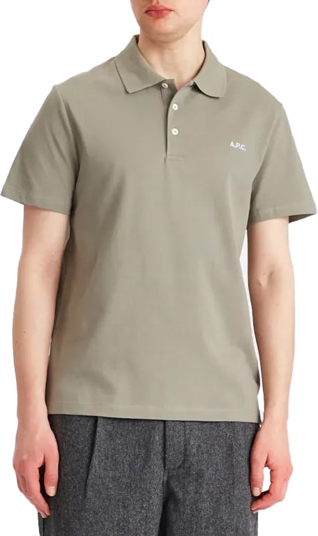 A.P.C. Polo khaki Groen