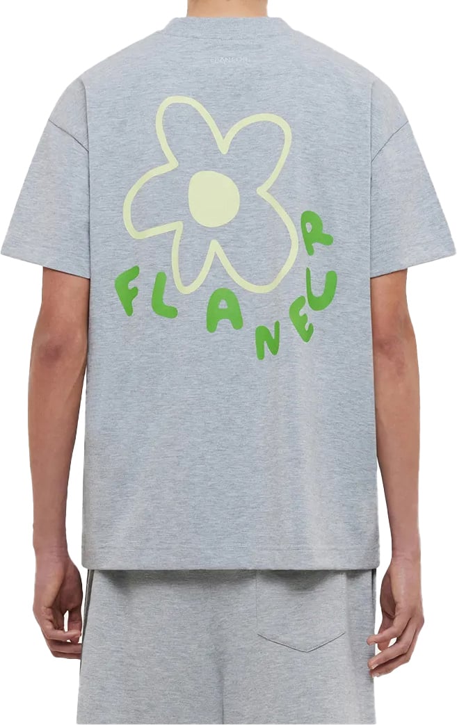 FLÂNEUR T-shirt grijs Blossom Grijs