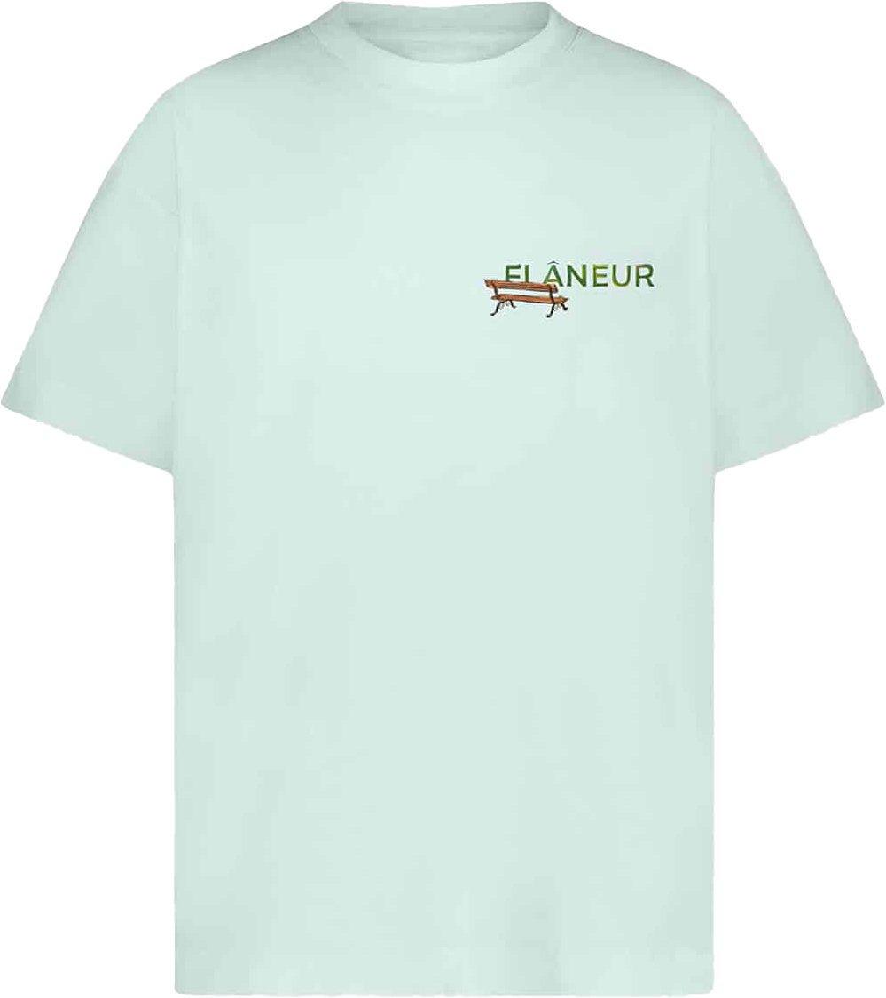 FLÂNEUR t-shirt blauw Blauw