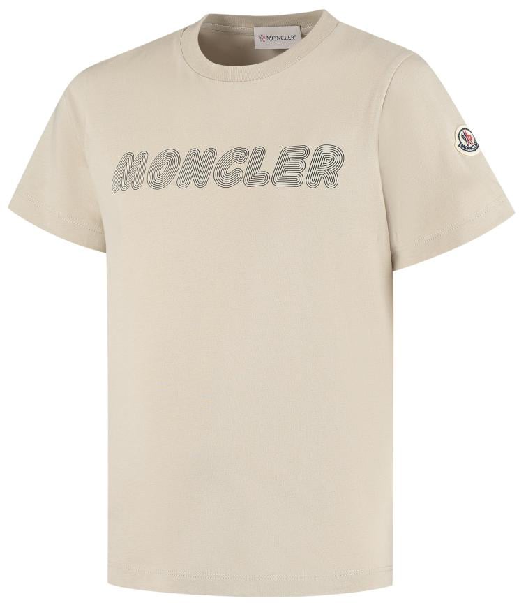 Moncler Ss T-shirt Beige