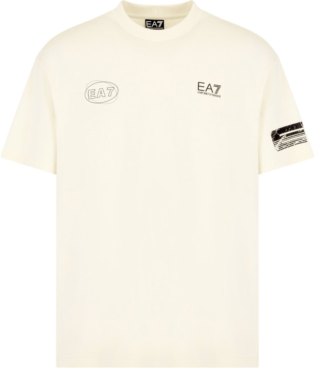 EA7 Heren T-Shirt Bruin