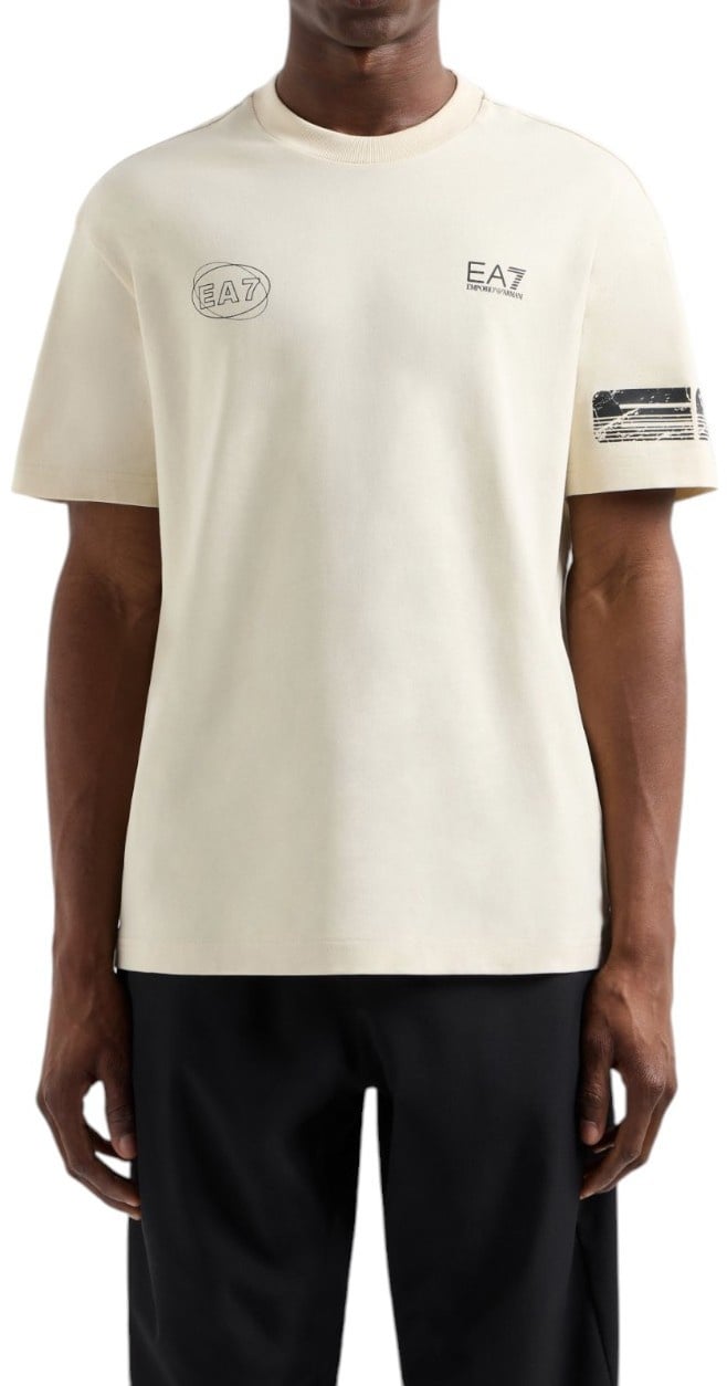 EA7 Heren T-Shirt Bruin