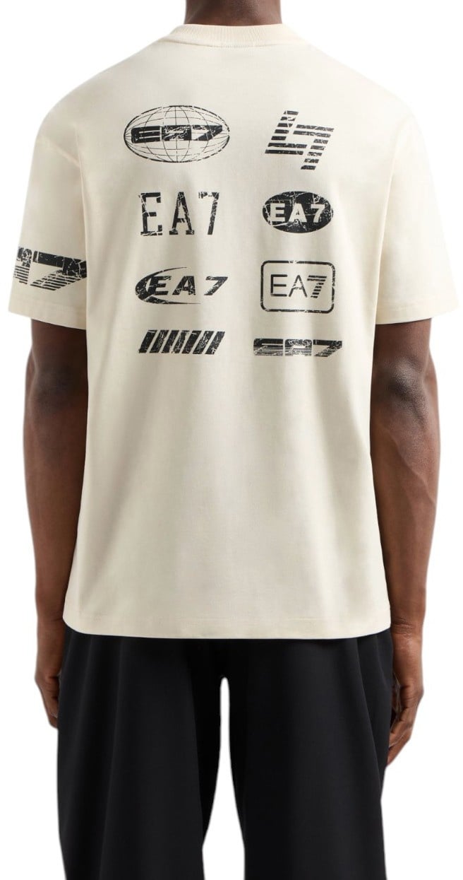 EA7 Heren T-Shirt Bruin