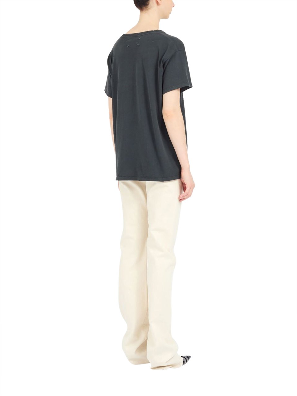 Maison Margiela T-Shirts And Polos Black Zwart