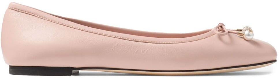 Jimmy Choo Flat Shoes Powder Roze