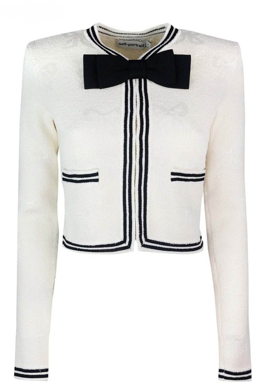 Self-Portrait Sweaters White Wit