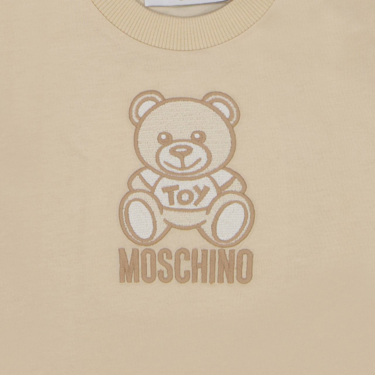 Moschino Moschino Baby Meisjes T-Shirt In Beige Beige