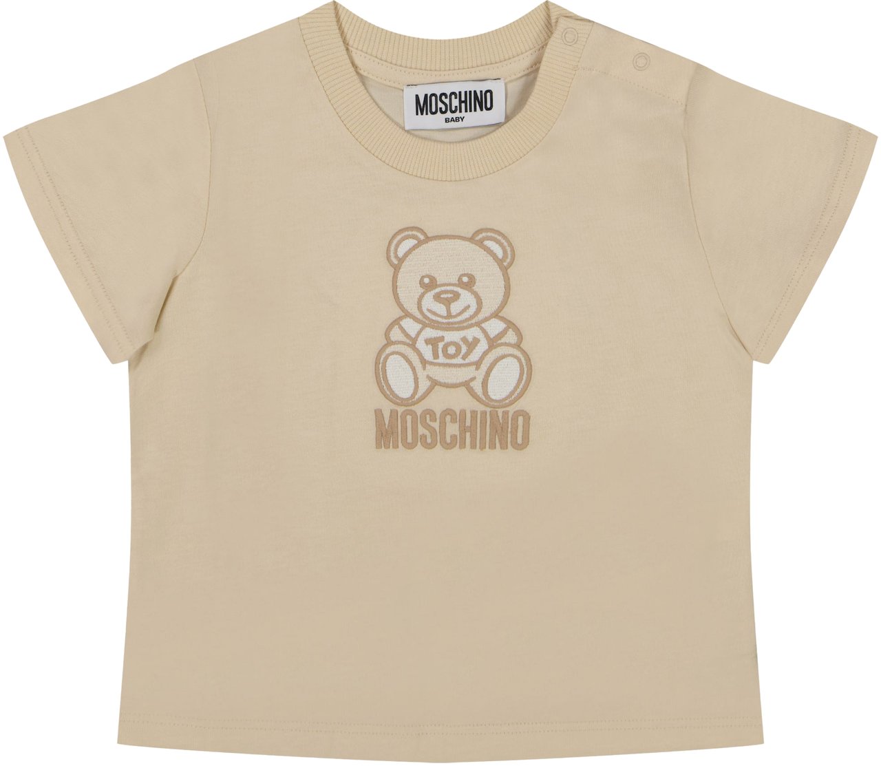 Moschino Moschino Baby Meisjes T-Shirt In Beige Beige