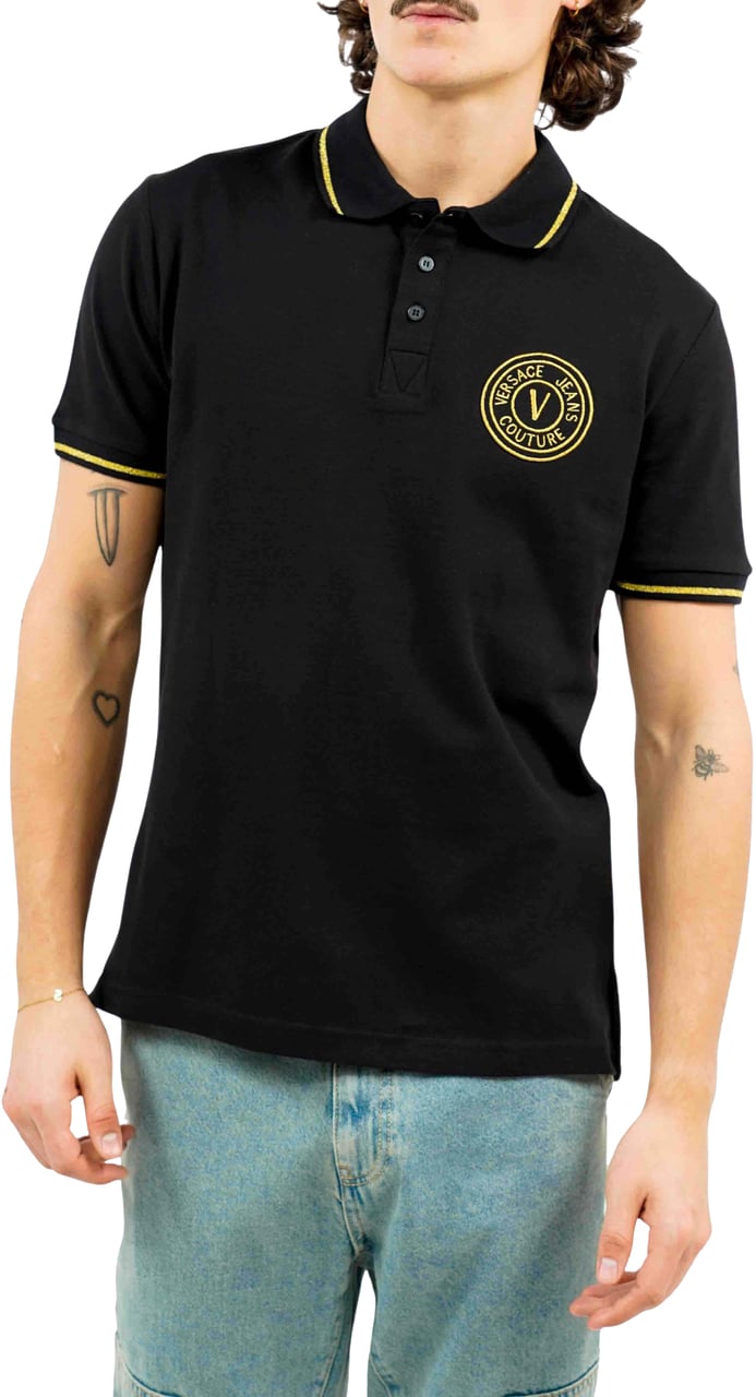Versace Jeans Couture Polo Zwart