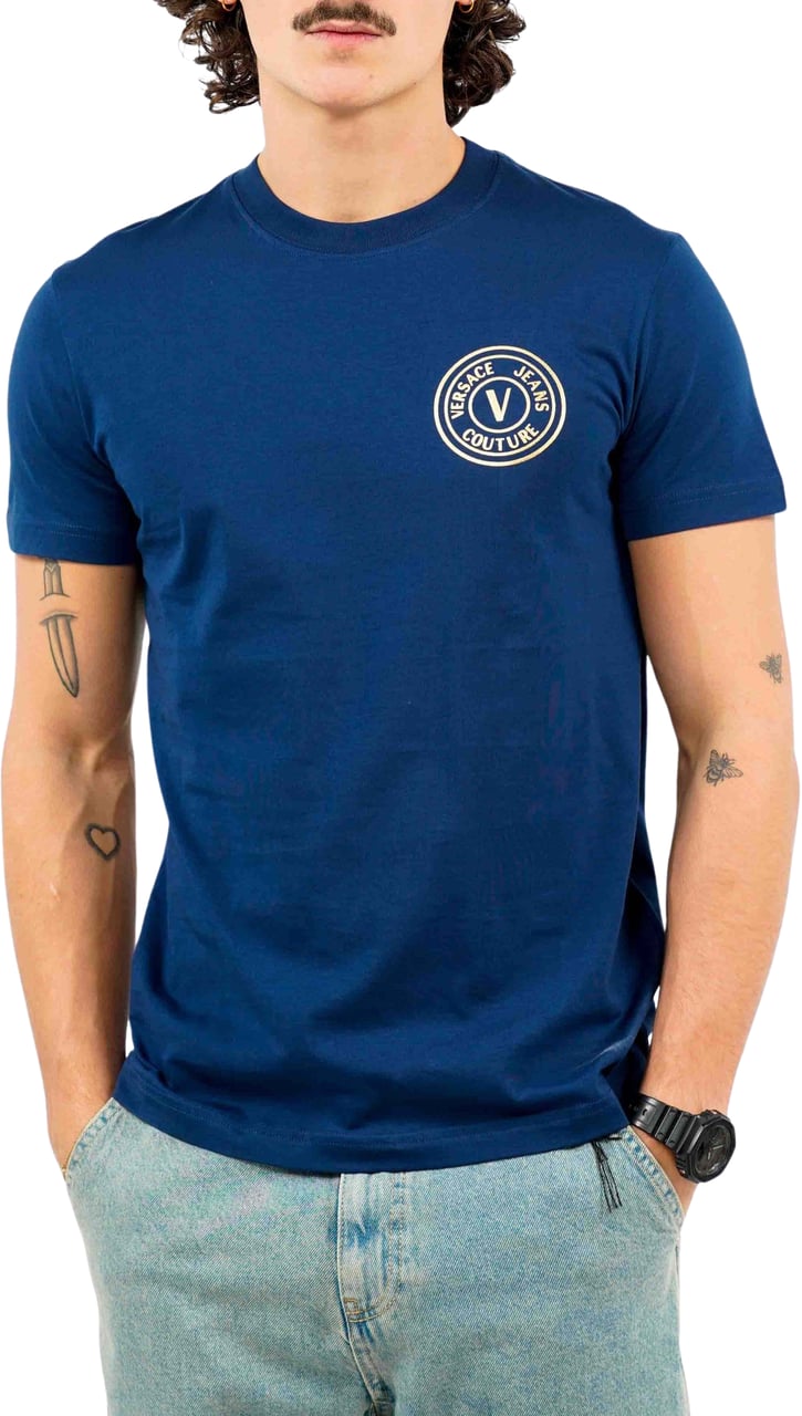 Versace Jeans Couture T-Shirt Blauw