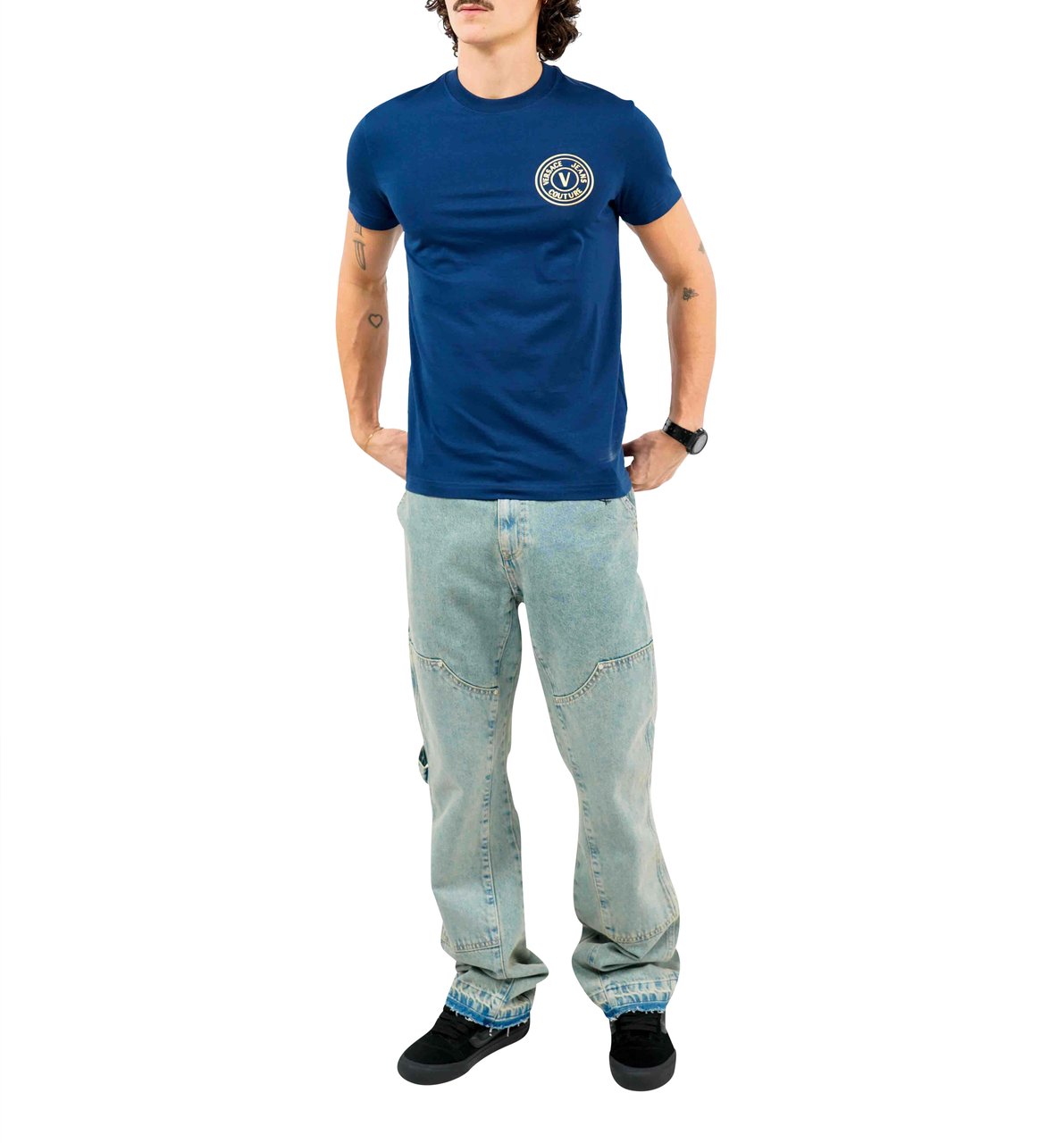 Versace Jeans Couture T-Shirt Blauw
