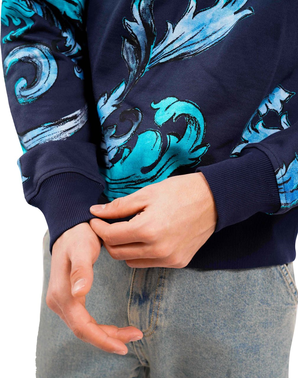 Versace Jeans Couture Sweater Blauw