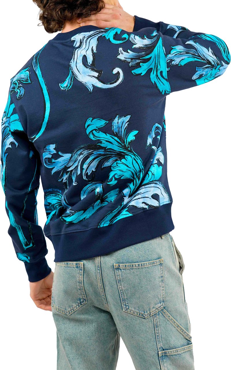 Versace Jeans Couture Sweater Blauw