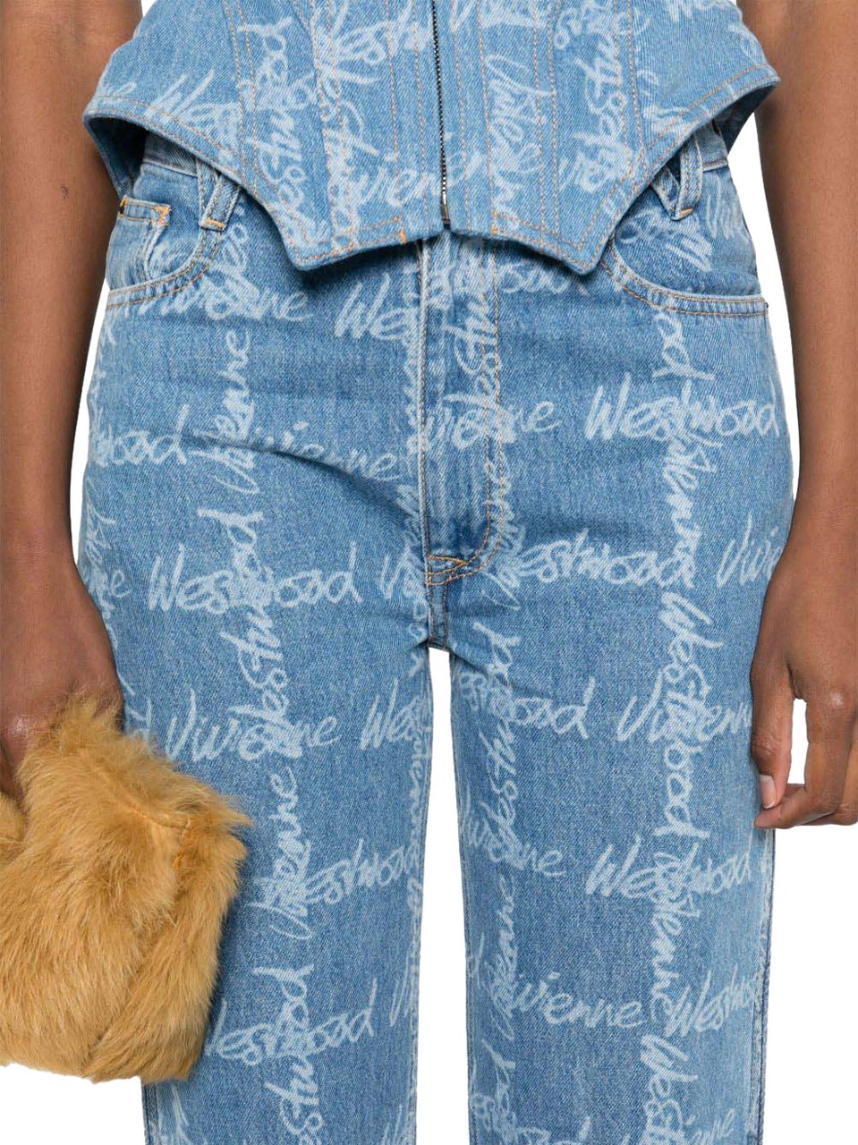 Vivienne Westwood Jeans Gridblue Blauw