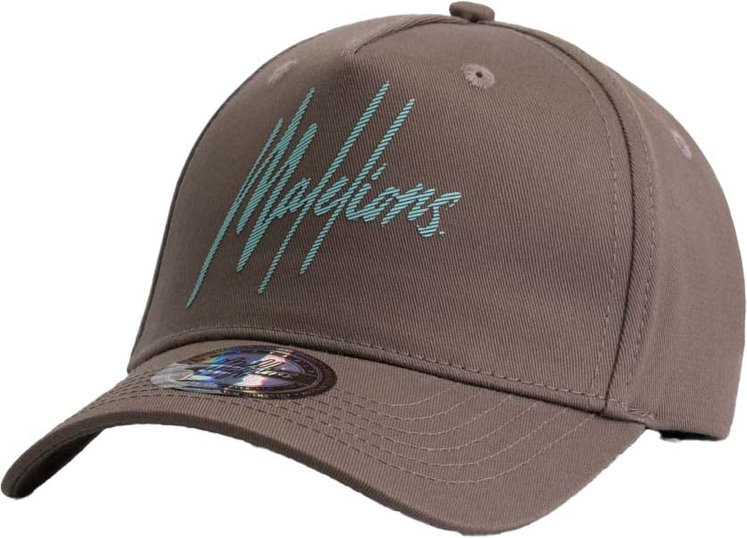 Malelions Malelions Men Striped Signature Logo Cap Bruin