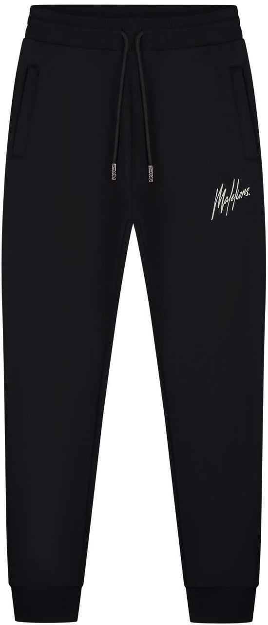 Malelions Malelions Men Striped Signature Sweatpants Zwart